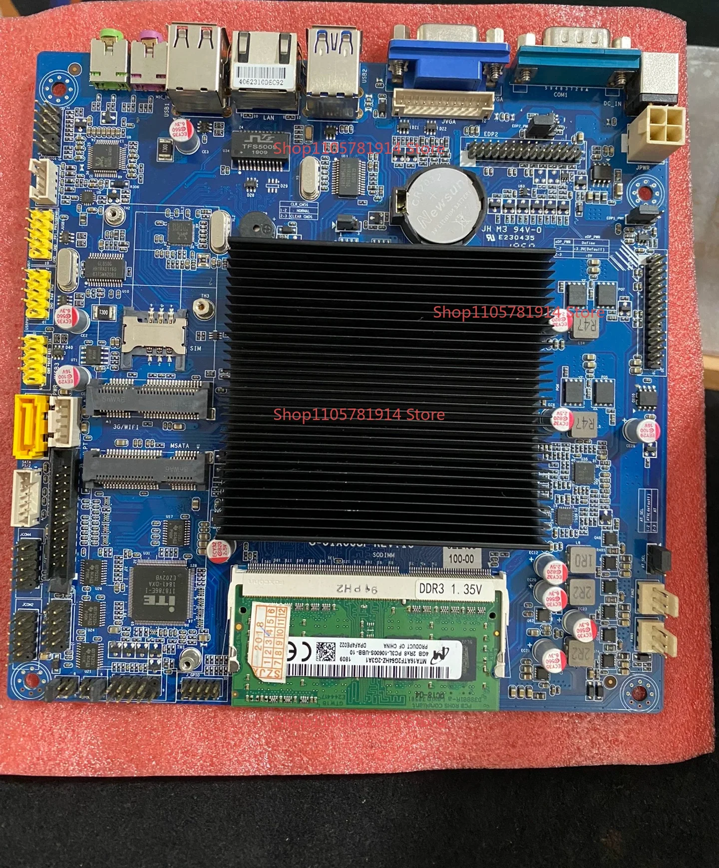 For GM J1800 Low Power Industrial Control Main Board Dual Display Multi Serial Port