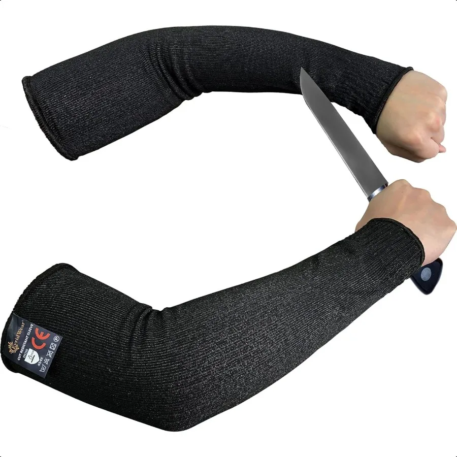 

Protective Arm Sleeves Cut Resistant Farmers Sleeves for Men Work Gardening Farming Arm Protectors for Thin Skin and Bruising L