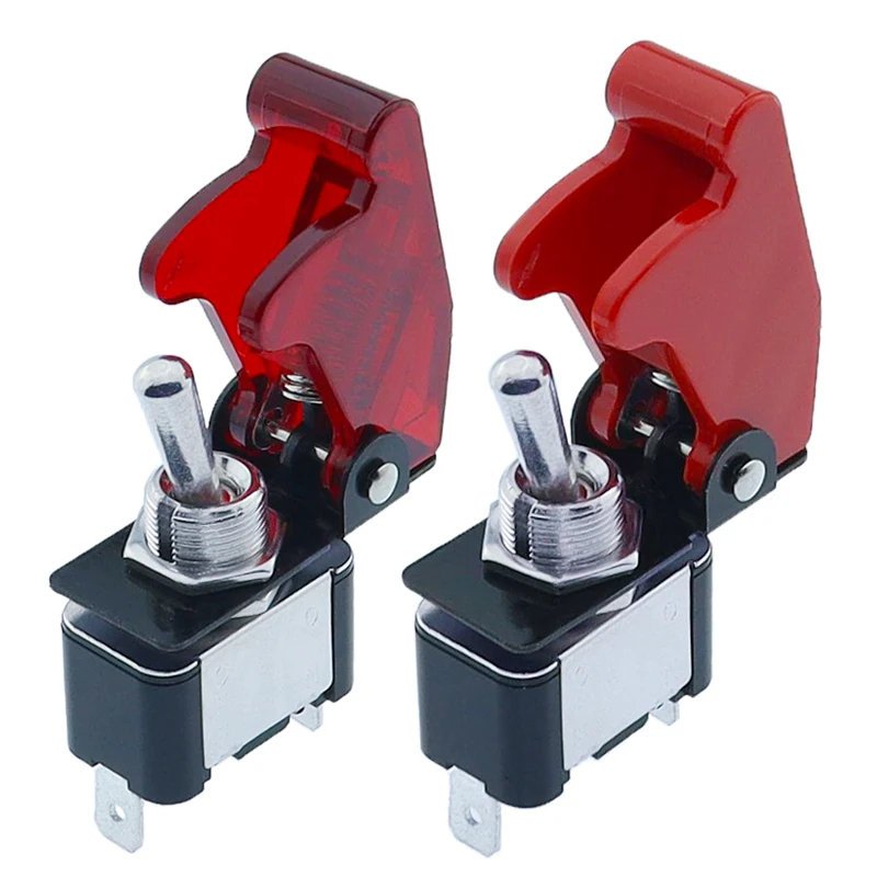 New Style KN3A-101 Toggle Switch Rocker Arm 2Pin 2Gear ON-OFF10A 125V/250V AC Cap Matching 12V, 24V, 48V, 110V, 220V Universal