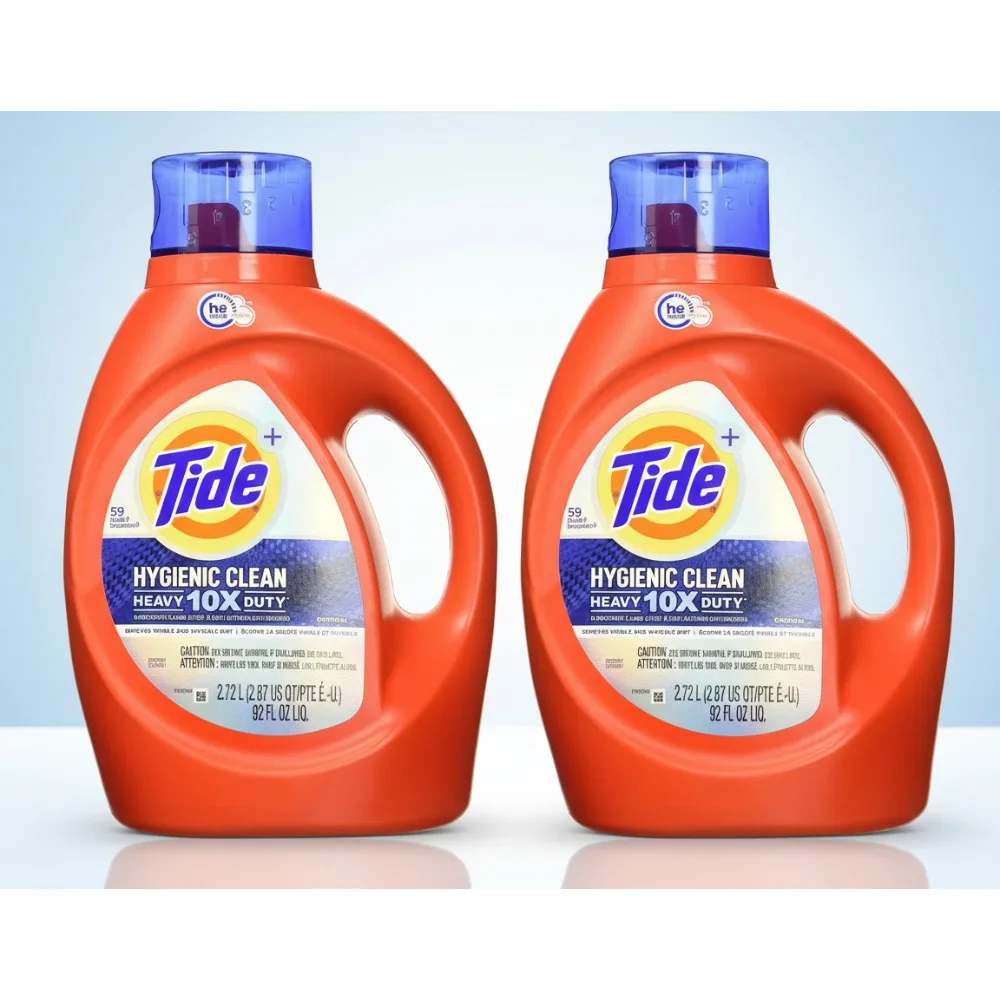 

Heavy Duty Liquid Laundry Detergent, 10x Concentrated for Deep Hygienic Clean, Ideal for Families and Tough Stains