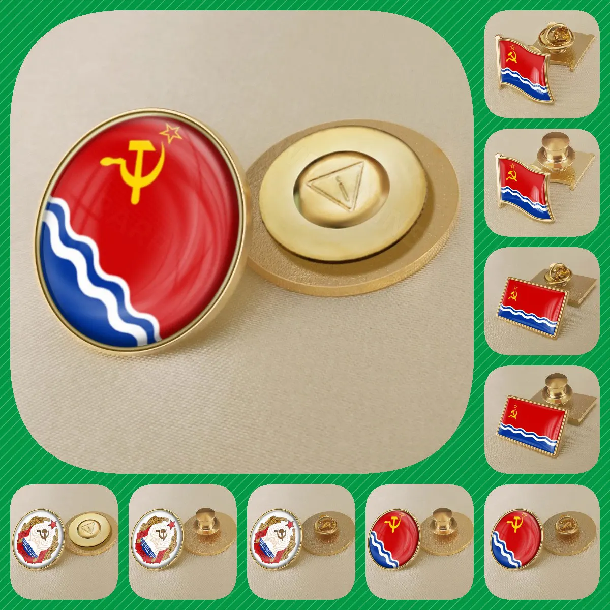 Latvian soviet flag-AliExpress