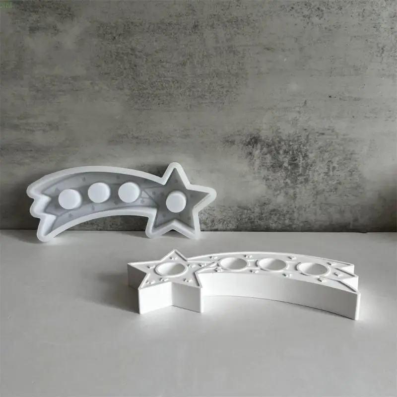 Star Bracket Mold Silicone Texture Suitable for Making Candlestick NM