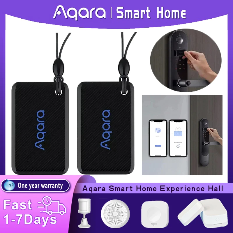 Original Aqara Smart Door Lock NFC Card for Aqara Smart Door Lock N100 N200 P100 D200 Series EAL5+ Level Safety Program control