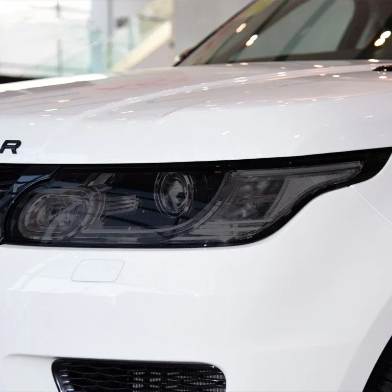 

For Range Rover Sport L494 2014-2021 Pair Car Headlights Tint Black Protective Film Transparent TPU Stickers Cover Accessories