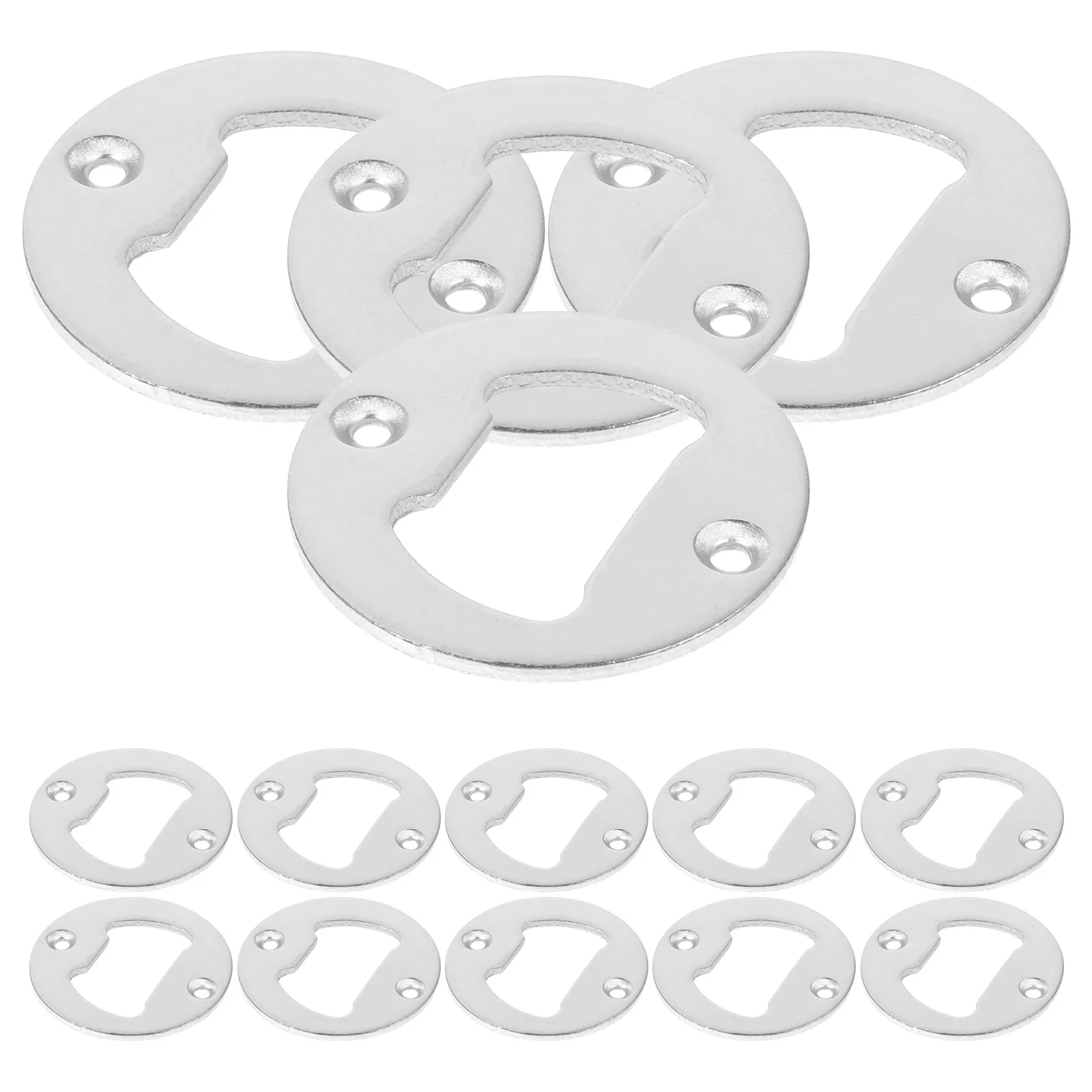 

1 set Bottle Opener Accessories Iron Material DIY Inserts Beer Hardware Resin Kits Round Small Cap Opener Repair Tools