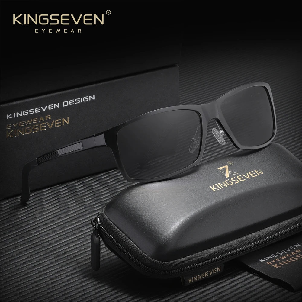 KINGSEVEN Hochwertige Modische Sonnenbrille Polarisiert UV400 Beliebte Sportbrille Fahrbrille für Männer und Frauen Lässige Outdoor-Brille für Herren