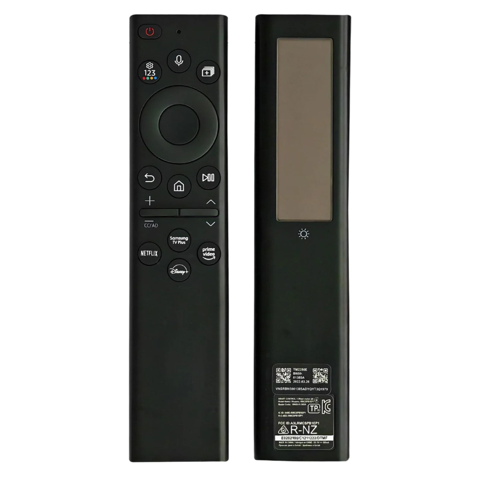 

Universal Smart Remote Control Voice Control Solar Rechargeable Compatible with BN59-01385A BN59-1385B BN59-01391A