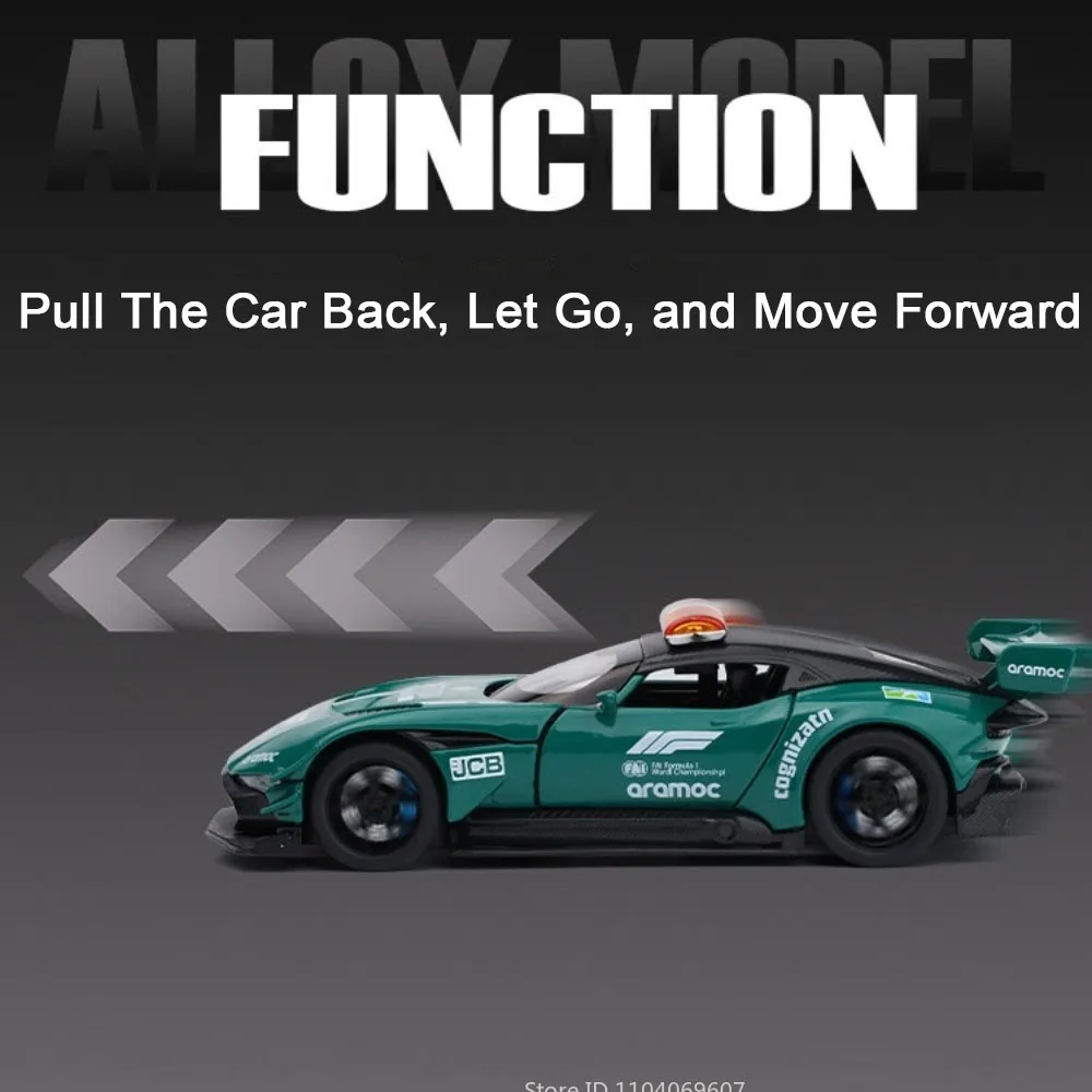 1:32 escala modelos de liga vulcan carros brinquedos fundidos portas abertas veículos em miniatura modelo roda puxar para trás supercar decoração de mesa