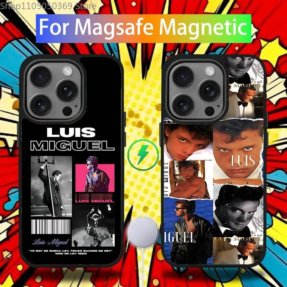 

L-Luis M-Miguel Phone Case For iPhone 17,16,15,14,13,12,11,Pro,Max,Plus,Mini,SE4,E Magnetic Magsafe Wireless Charging