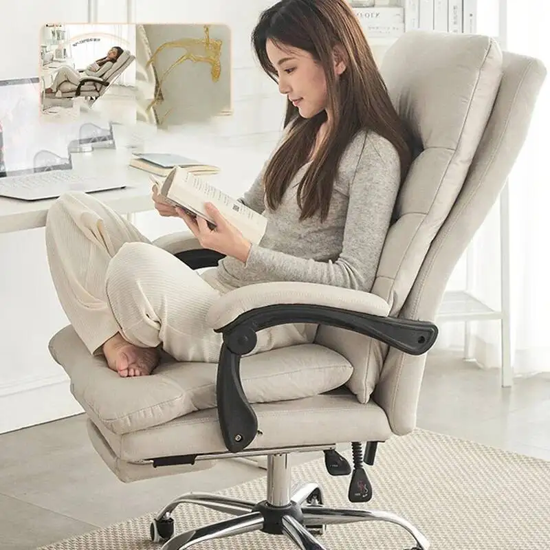 

Mobiles Work Floor Office Chairs Comfort Nordic Rolling Office Chairs Leather Comfy Arm Sillas De Oficina Furniture Sets Wrx