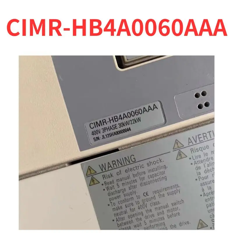 

90% new CIMR-HB4A0060AAA frequency converter tested OK