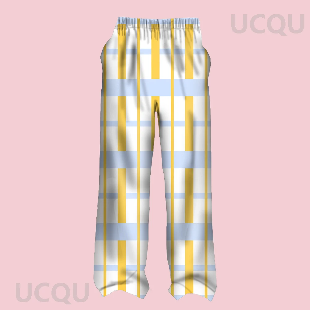 طقم سويت شيرت برقبة دائرية مقاسات متعددة 2D كارتون قطة غزل صوف طباعة نسيج بوليستر مريح للترفيه المنزلي #5