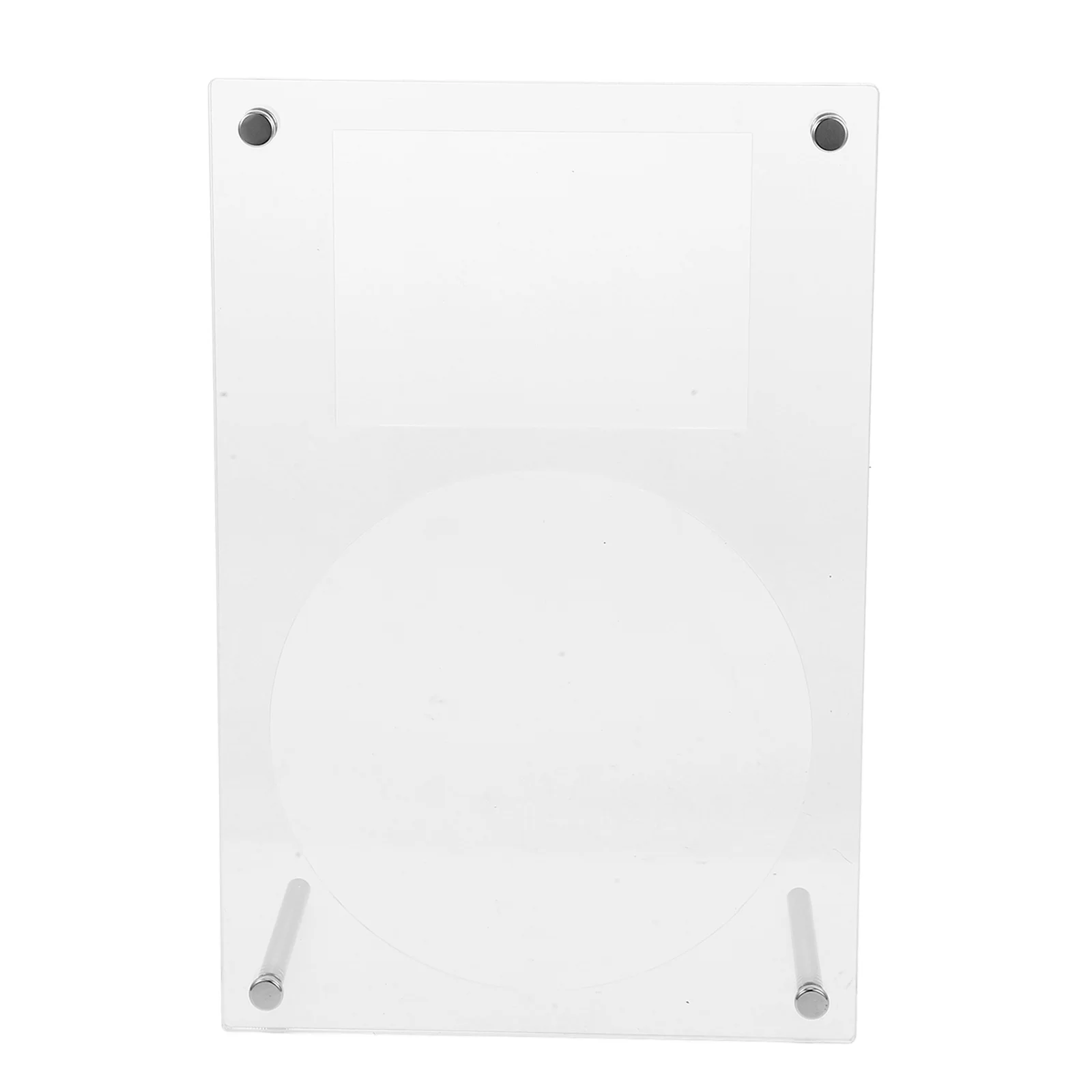

3 Inch Acrylic CD Display Stand Holder for DVDs Small Card Photo Frames Compact Clear Desktop ganizer Rack holder acrylic cd