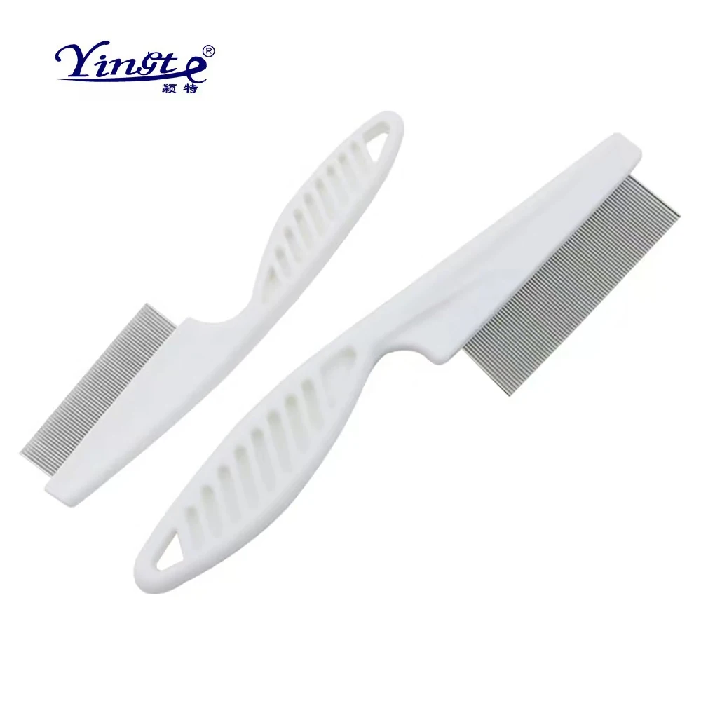 

Multifunctional Pet Hair Comb Tear Stain Removal Floating Hair Cat Lice Flea Brush Pet Grooming Massage Stainless Steel Combing