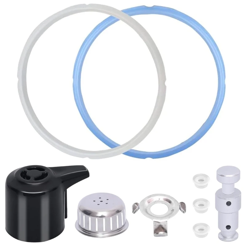 Float Valves Seal Pressure Cooker Gasket Sealing Rings Float Valves for 5QT/6QT