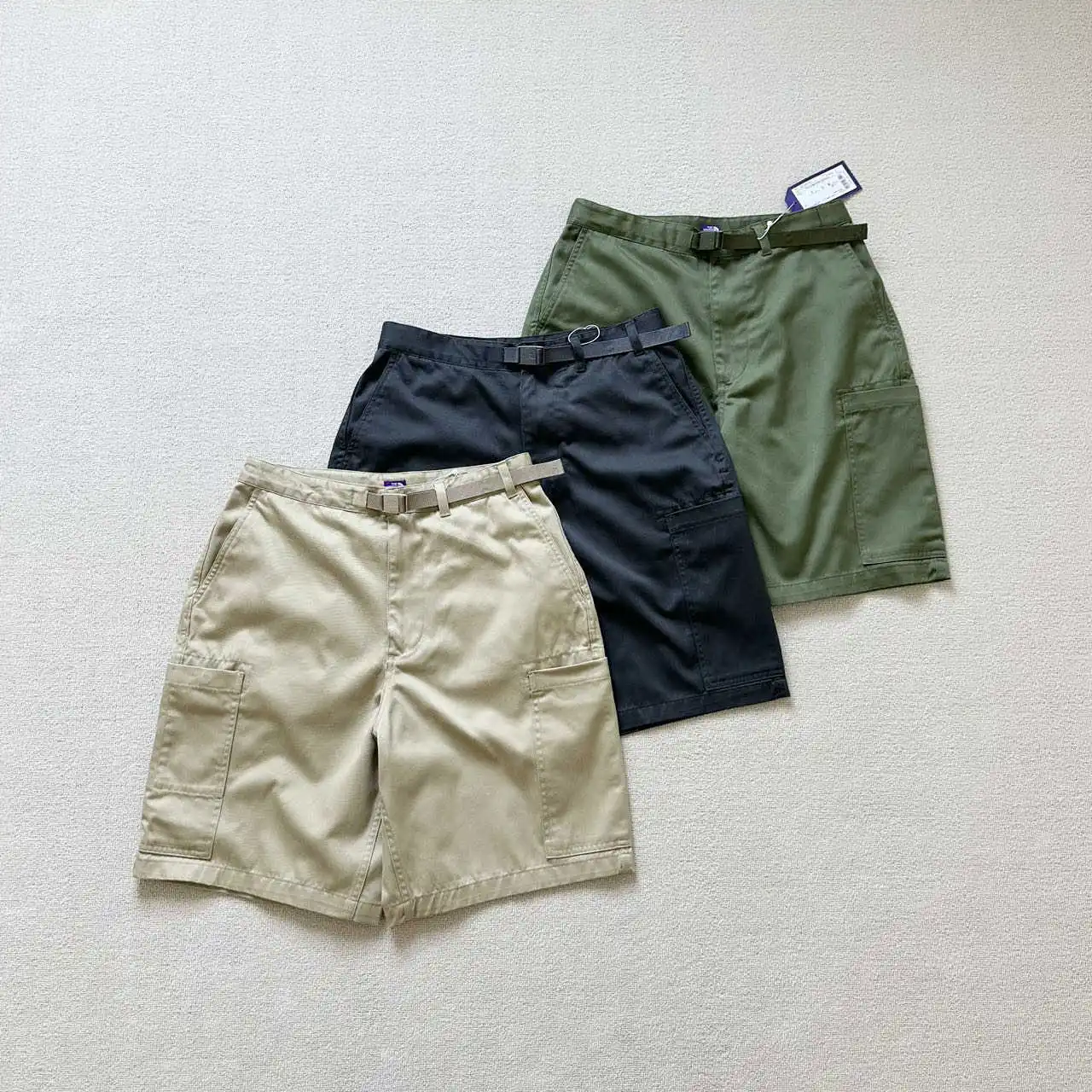

Purple Label 24SS Chino Cargo ket Полевая одежда Спецодежда orts NT4405N Прямые повседневные брюки для молодежи Летний сезон