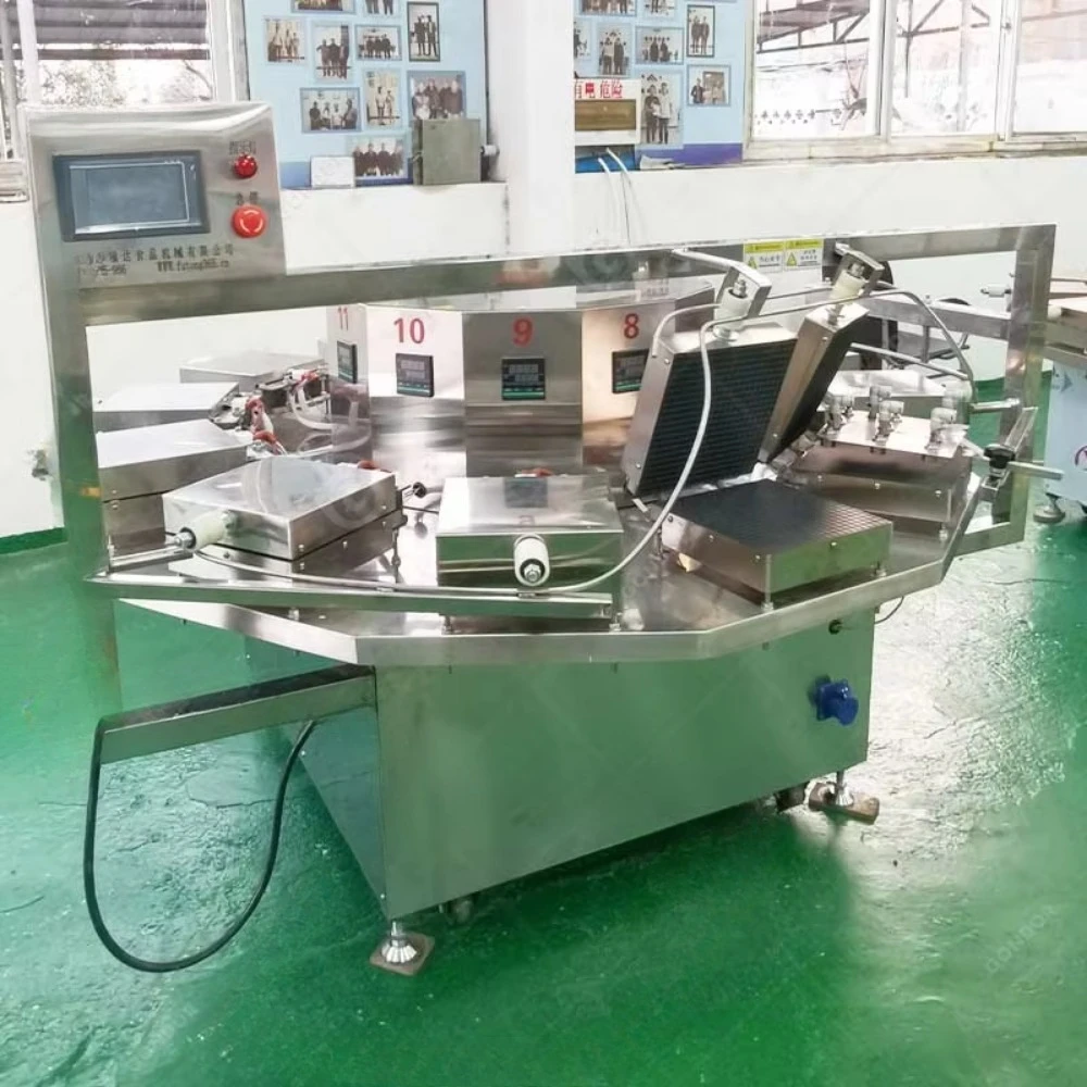 Manual Ice Cream Wafer Tong Cone Mold Sweet Corn Pancake Maker Waffle Make Machine 380 V the Type