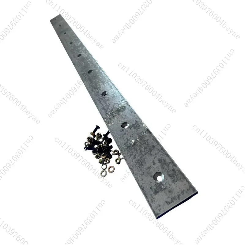 Slide loader cleaning knife plate knife plate assembly wear-resistant knife plate sinking hole with screws