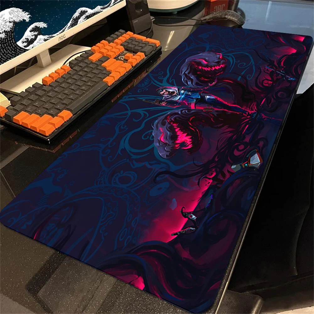 Gaming V-valorant Mouse Pads Computer Pad Gamer Girl Desk Xxl PC Cabinet Carpet Kawaii Gamers Accessories Keyboard Hot Mausepad