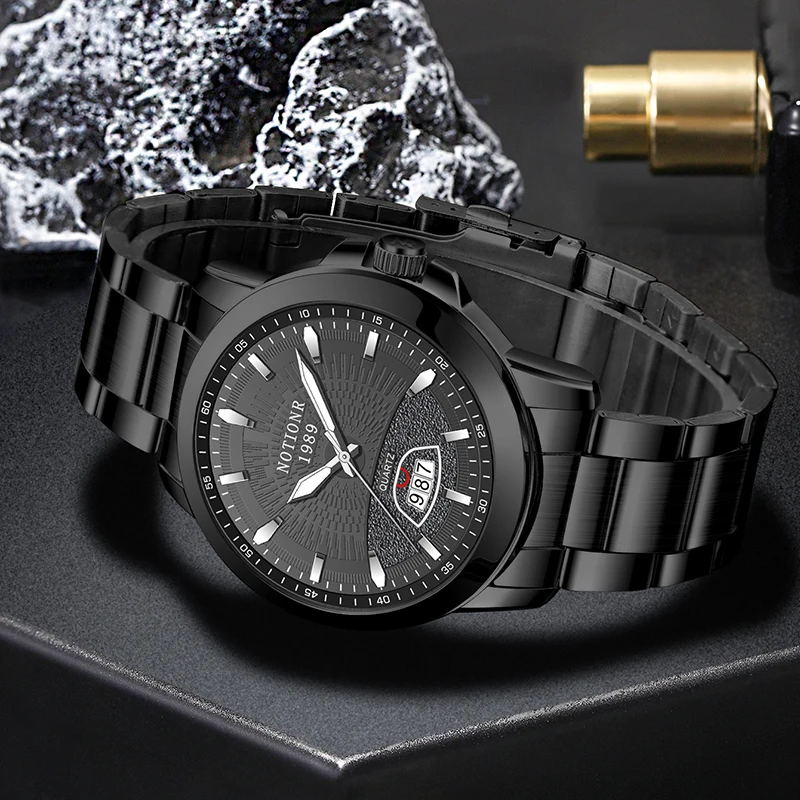NOTIONR Brand Luxury Fashion Watch Men 30ATM Waterproof Date Clock Sport Watches Mens Quartz Wristwatch Relogio Masculino