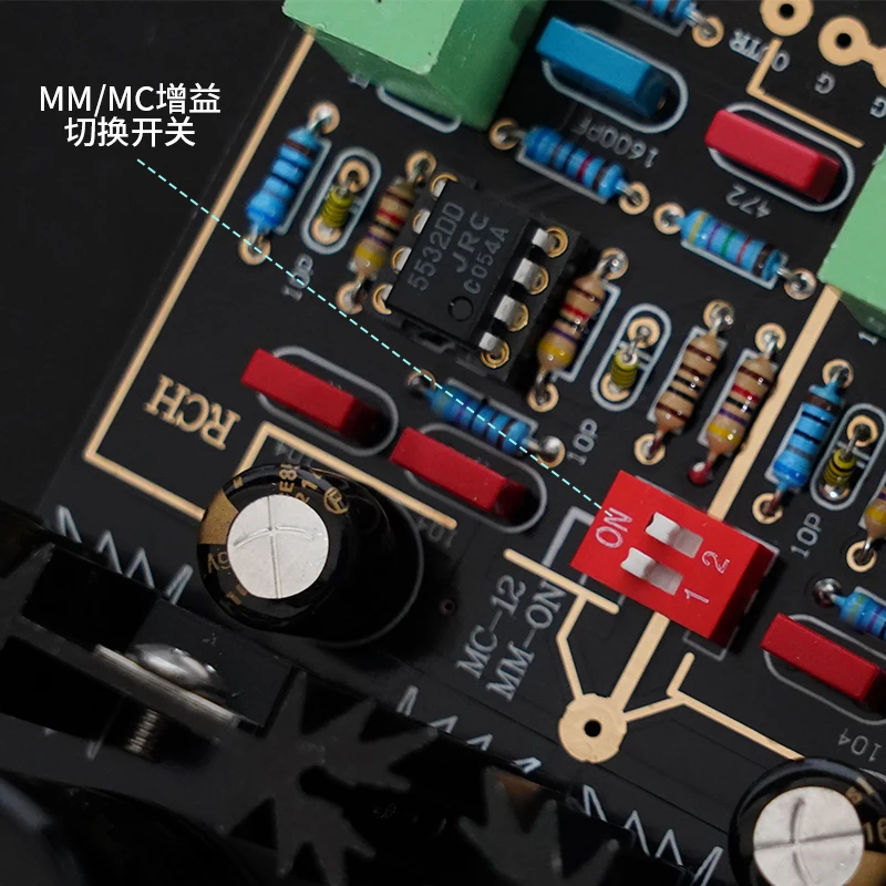 Vinyl Player NE5532 MM MC Phono Amplifier Reference Germany DUAL Circuit DIY Finished Board