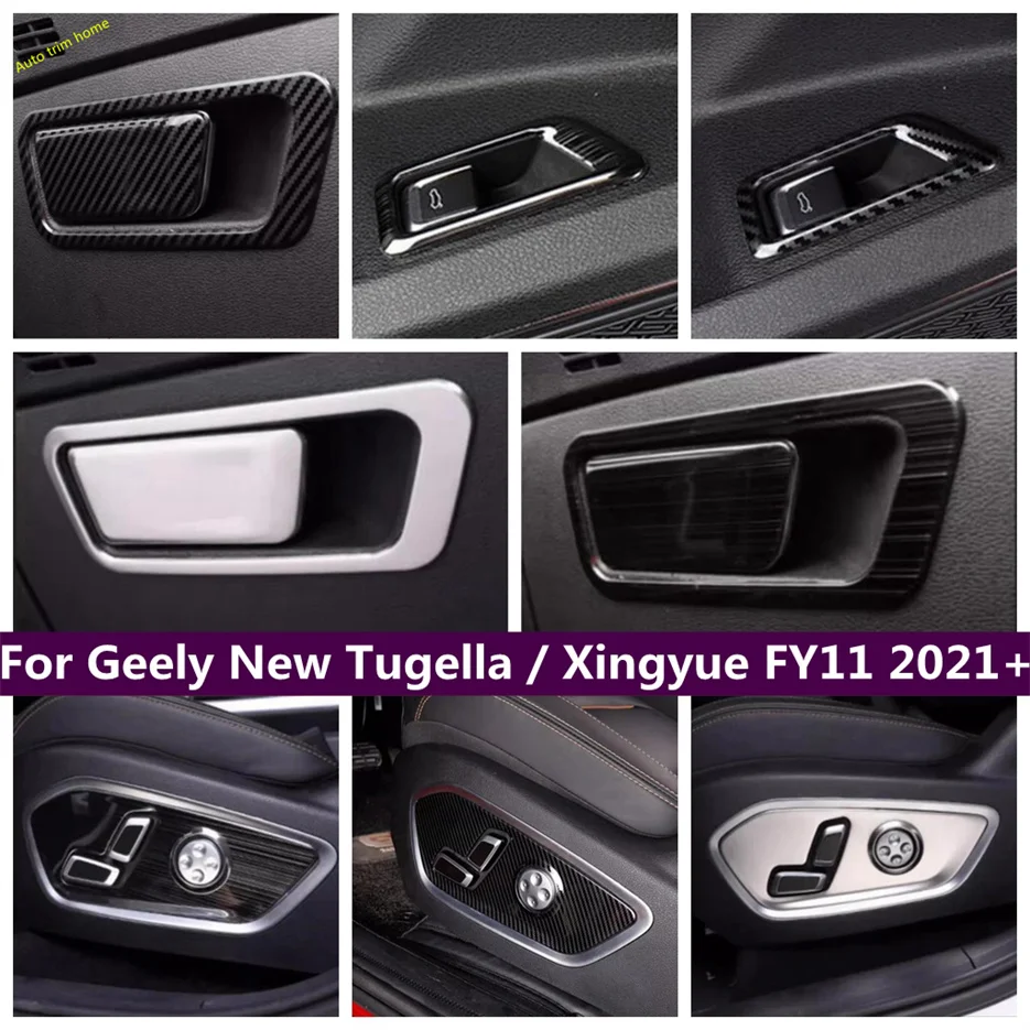 

Seat Adjustment Rear Tail Trunk Door Open Button Sequins Glove Box Cover Trim For Geely New Tugella / Xingyue FY11 2021 - 2023