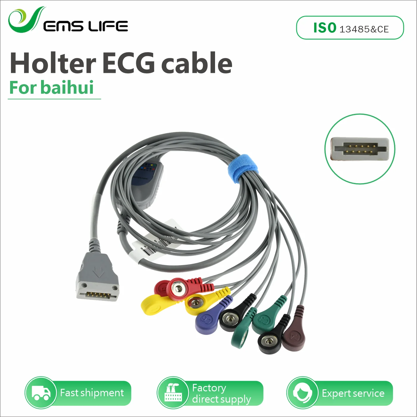 cable-ecgehg-de-10-derivaciones-para-holter-baihui