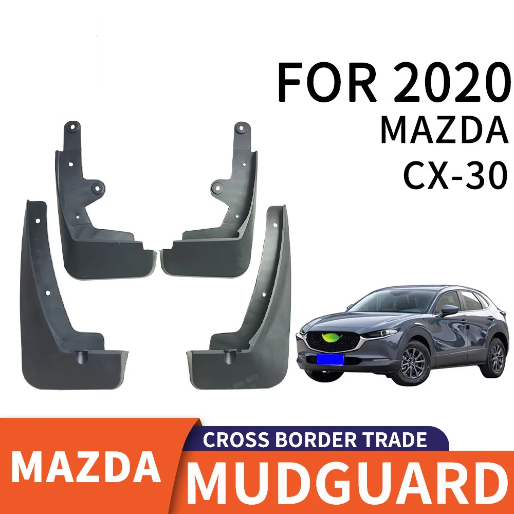 

For 2020 MAZDA CX-30 Car tire mudguard,Mudflaps Front Rear Flares Splash Guards Cover Car Accessoie