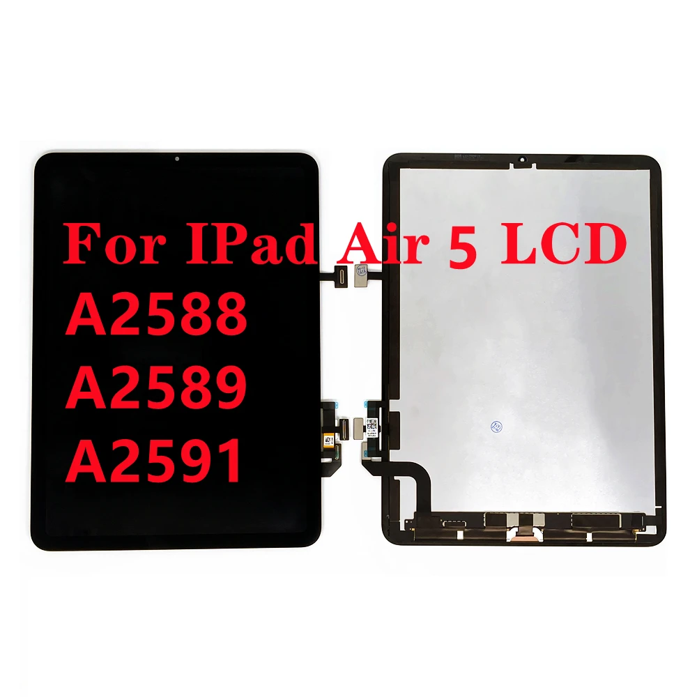 

Original pantalla For IPad Air5 Air 5 2022 A2588 A2589 A2591 LCD Display Touch Screen Digitizer Panel Assembly Replacement part