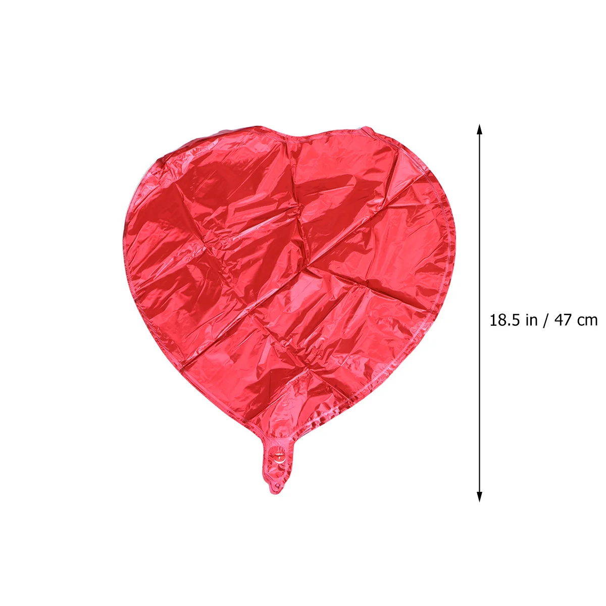 

10Pcs Red Heart Foil Balloons 18 Inch Self Sealing Wedding Decoration Balloons for Valentine's Shower Birthday Air Or
