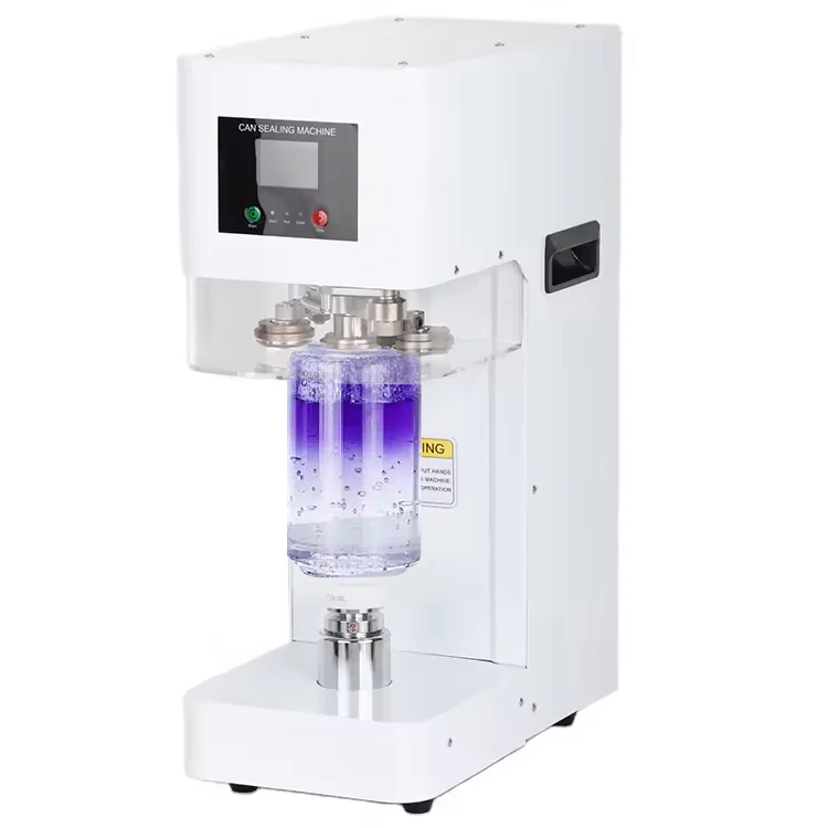 Factory Outlet Automatic Touch Screen Soda Beverage Canning Leakproof Tin Aluminum Can Sealing Machine