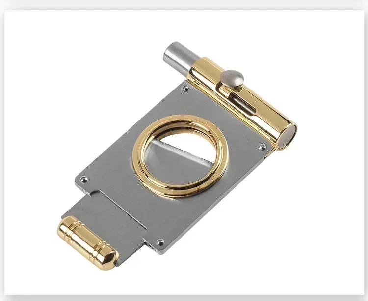 Guillotine Cigar Cutter Stainless Steel Multi-functional Travel Portable cigar scissors With one Edge Cigar Punch Puncher