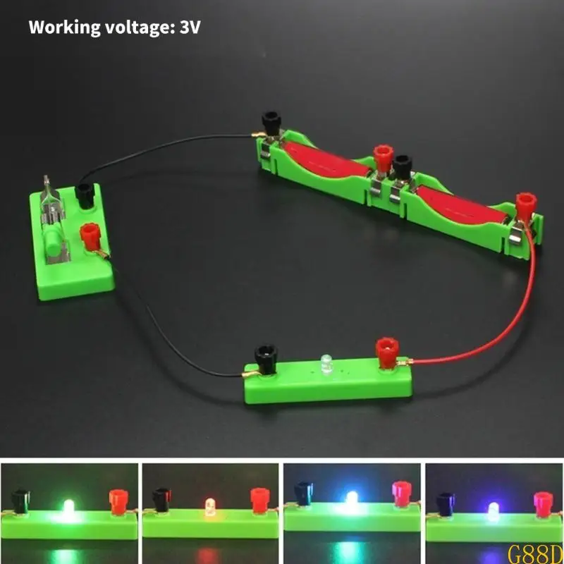 G88D Educational Physics Electricity Electricity Device Dispositivo LED Lulbo Teaching Props
