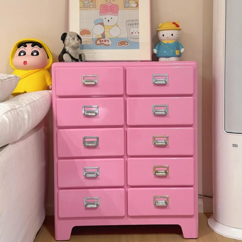 

Designer home retro chest cabinet, small apartment dining side cabinet, drawer storage cabinet creative multi-functional cabinet