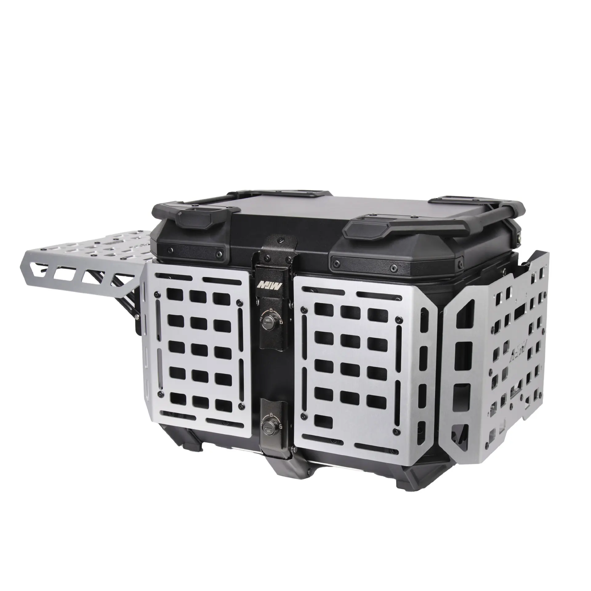 

45L Multifunctional Armored Box Aluminum Alloy Tail Box Motorcycle Top Box Scooter Electric Car Top case Trunk