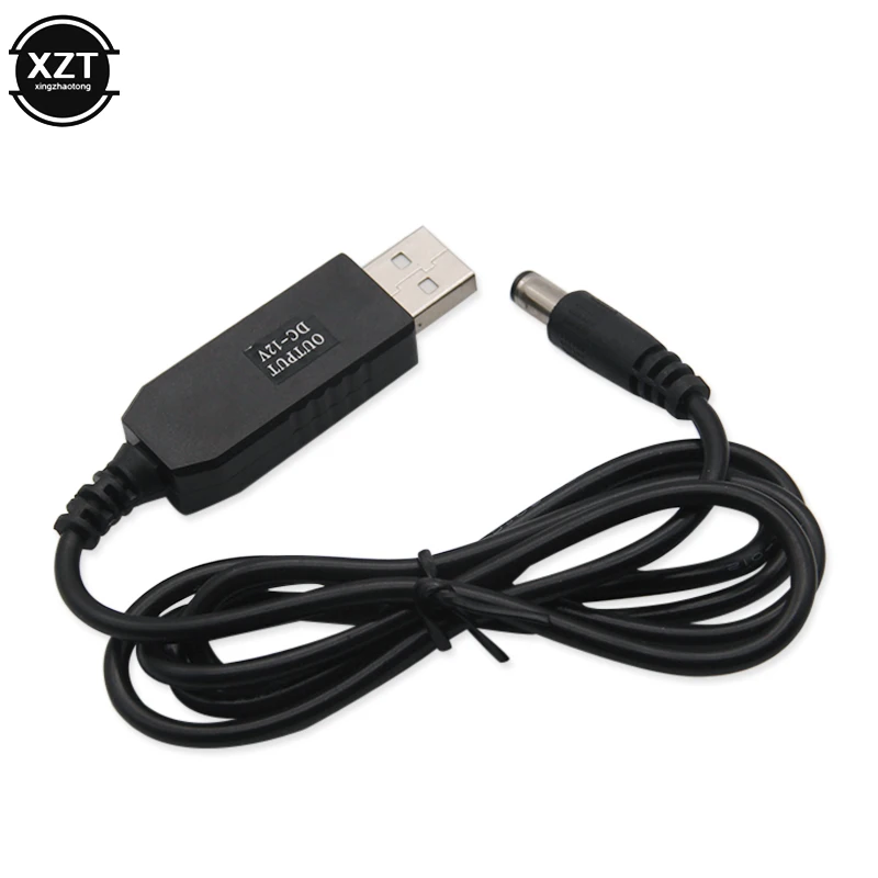 USB power boost line DC 5V to DC 5V / 9V / 12V Step UP Module USB Converter Adapter Cable 2.1x5.5mm Plug