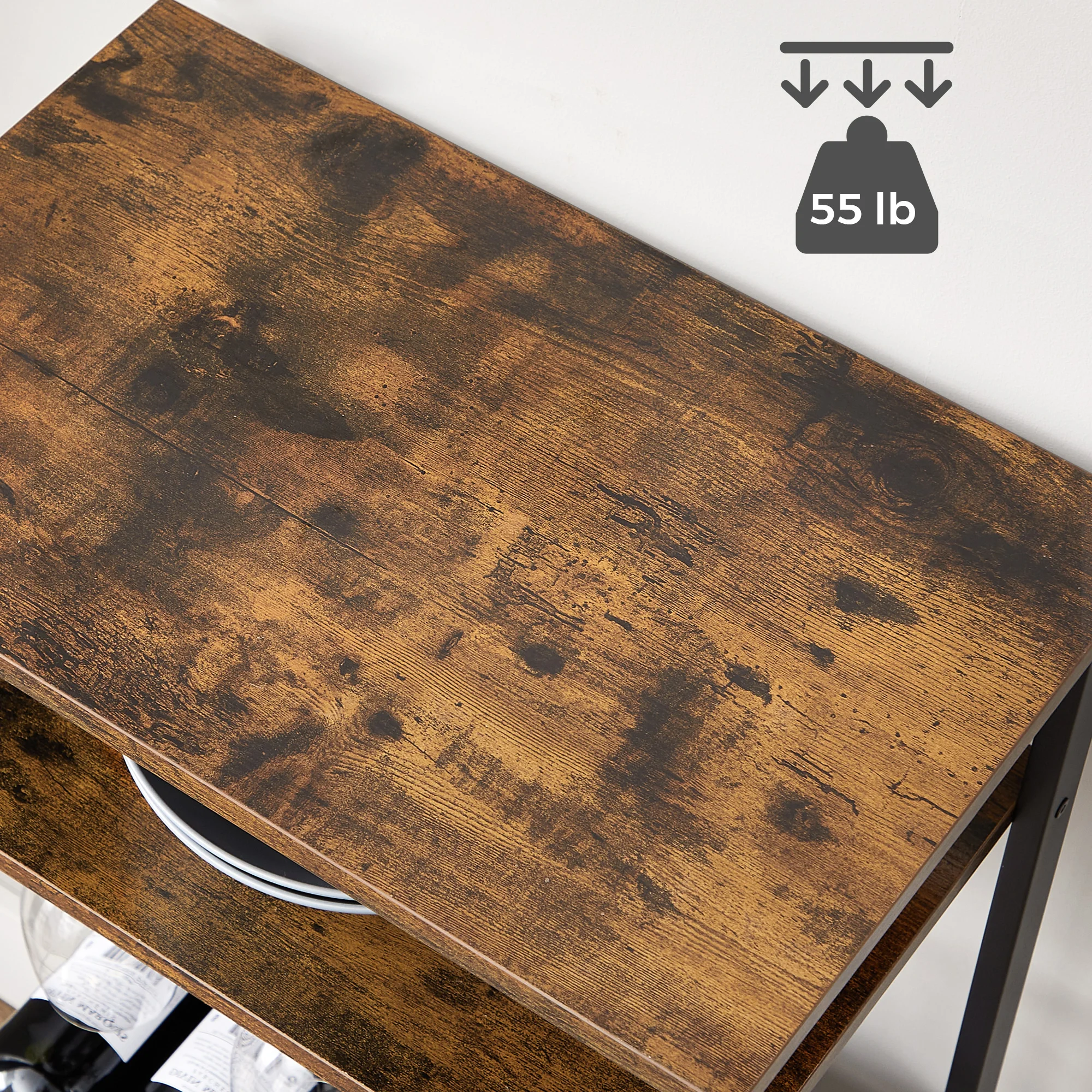 Rak Penyimpanan Dapur Grosir Rak Display Botol Anggur Kustom Rak Anggur Tempat Anggur Berdiri Bebas