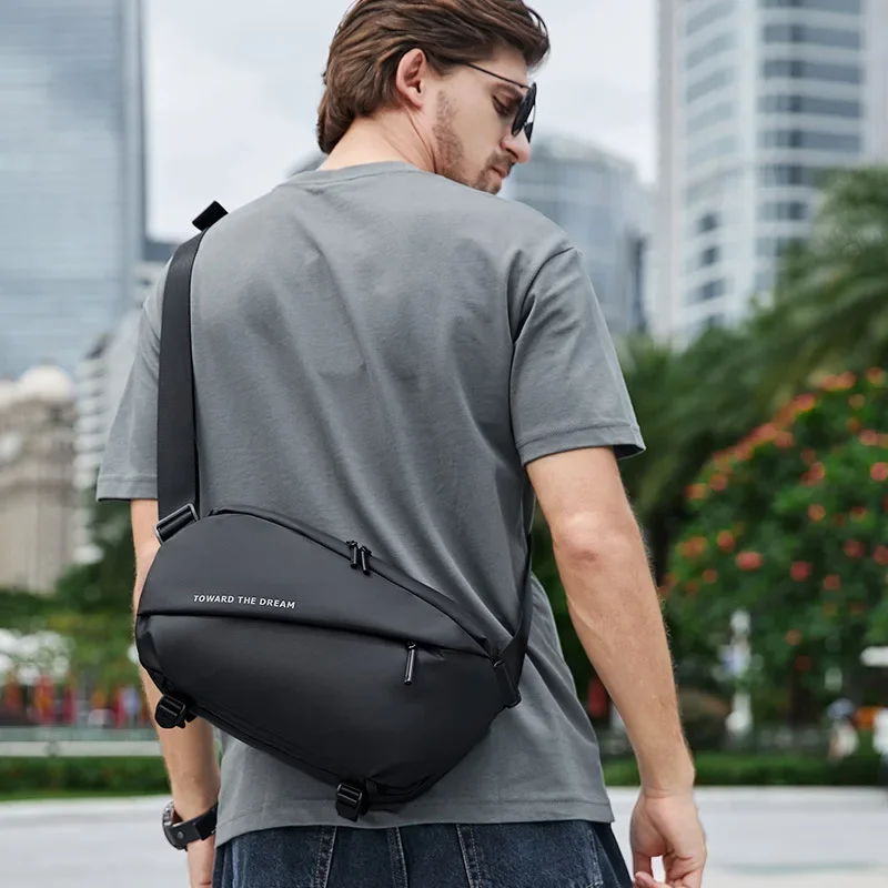 Man Bag Shoulder Bags Men Crossbody Bags Sling Chest Bag Small Messenger Bags for Men Chest Pack Packet Backpack Sports Purse