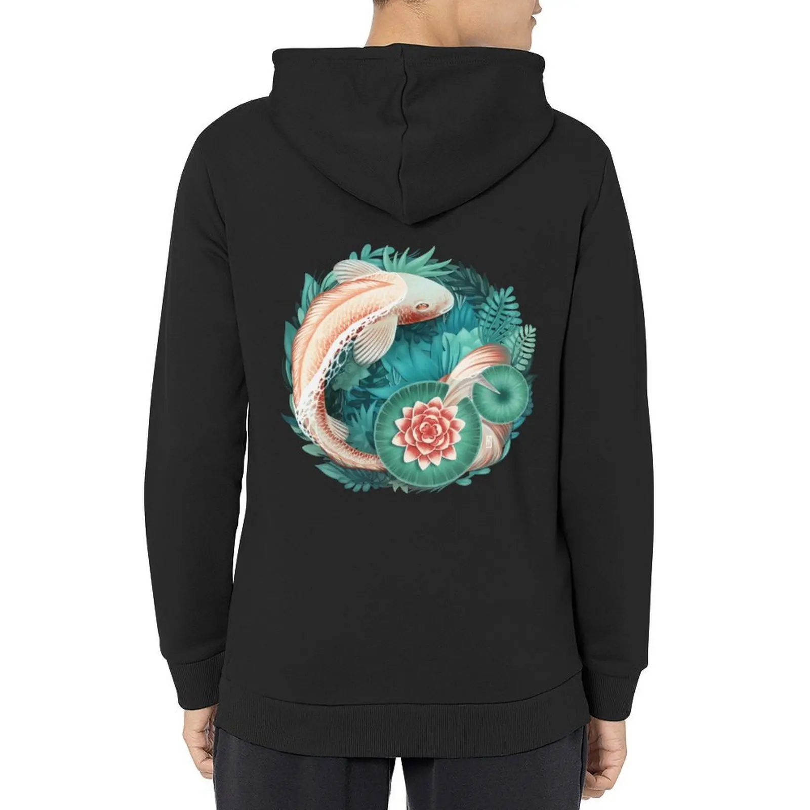 

Fish Hoodie men wear autumn clothes korean style clothes autumn men's hoodie sweatshirt