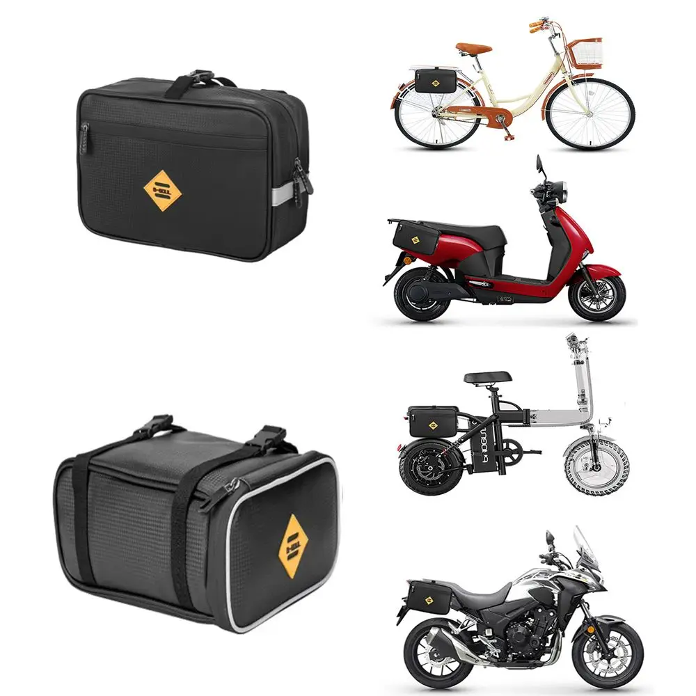 High Quality Large Capacity Motorcycle Side Bag Rainproof Durable Trunk Pannier Rack Bag Cycling Accessories