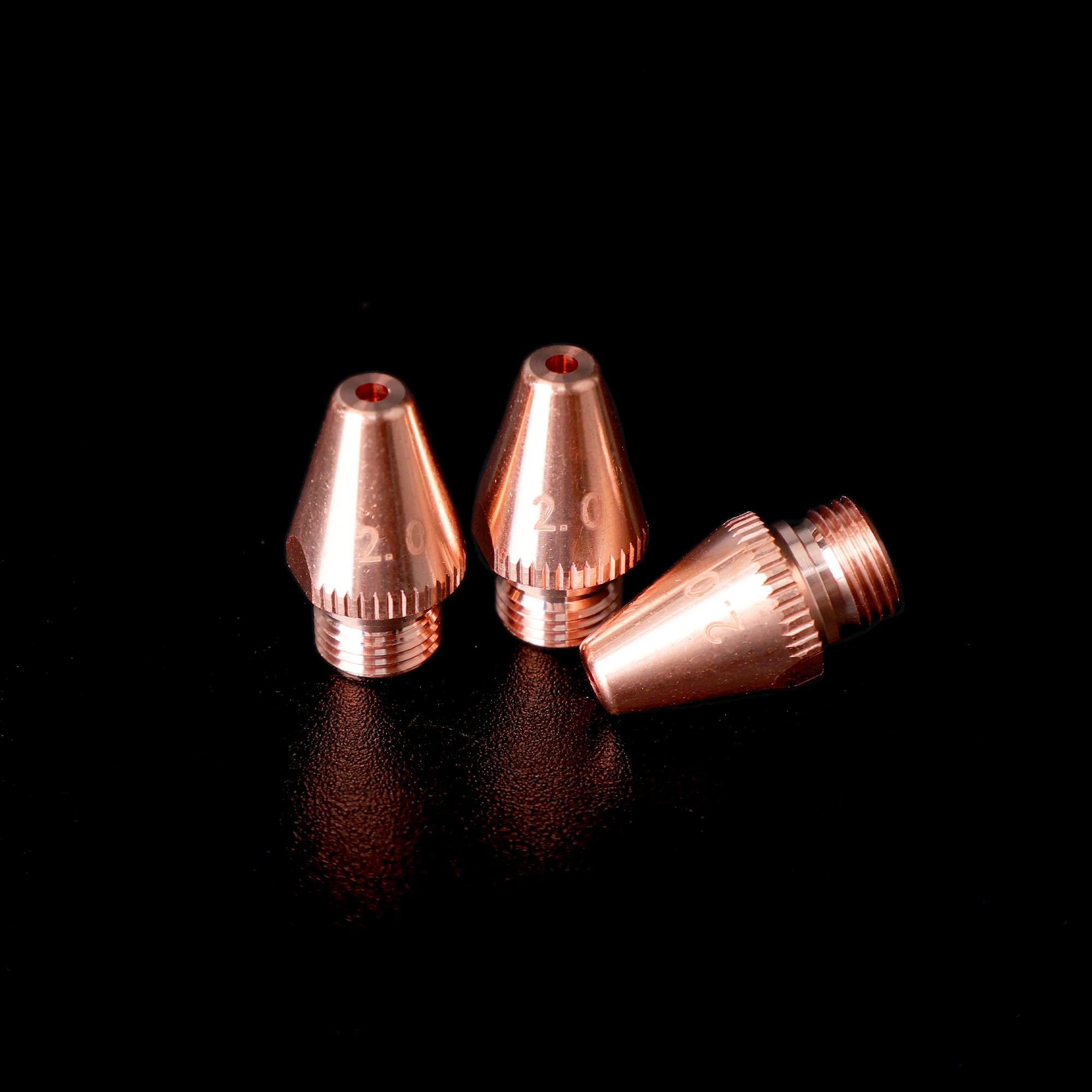 10 Stück BOCI BOCHU 3D-Laserdüsen M8 H19 D11 Kaliber 1,0-5,0 Rohr-Abschrägdüse für BOCHU BLT421T/441T/461T Laserschneidkopf – Detail 2