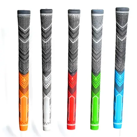 5ชิ้นกอล์ฟจับพลัส4ผู้ชายยางกอล์ฟจับเส้นด้ายฝ้ายกอล์ฟคลับจับเหล็กและไม้มาตรฐาน/ขนาดกลางจับสากล