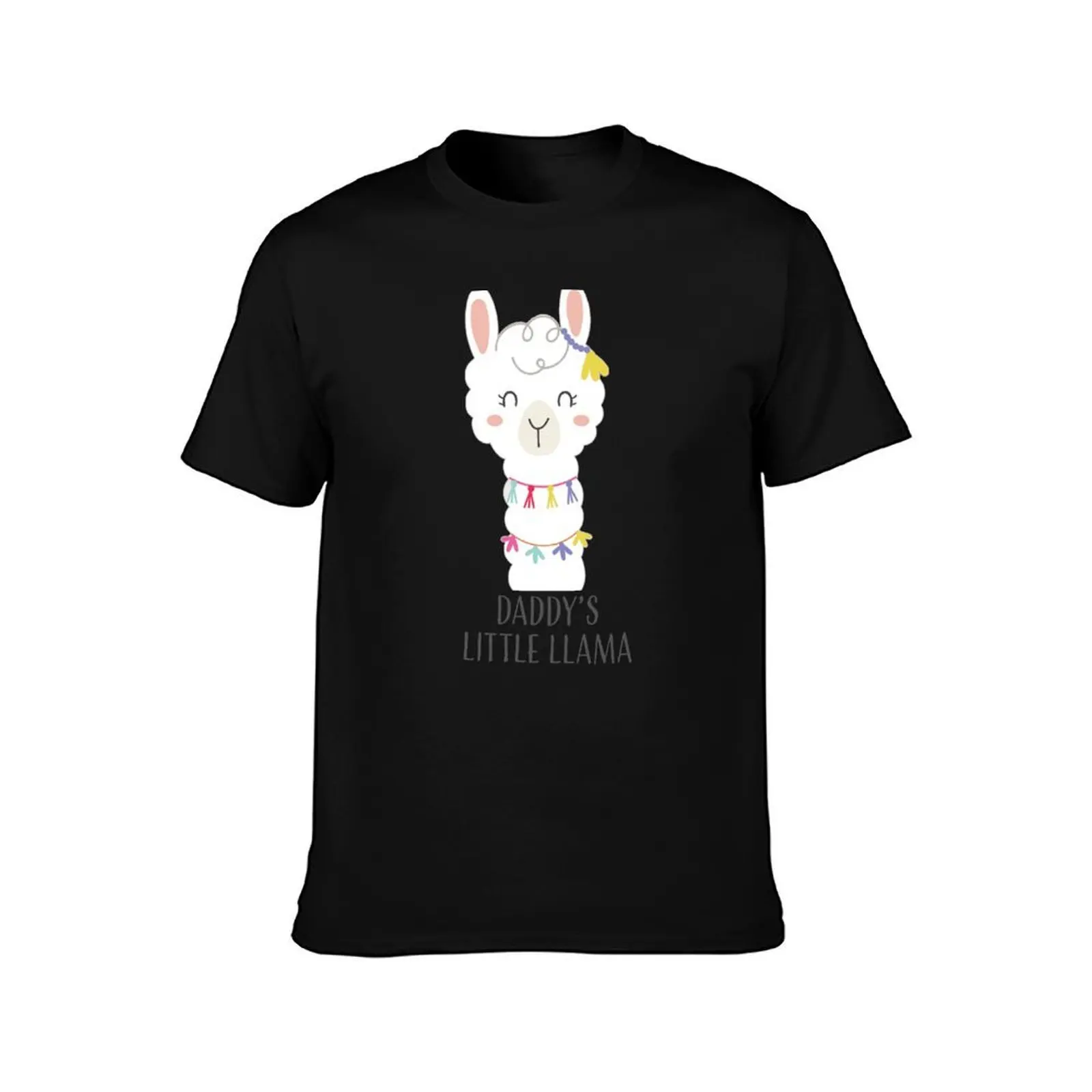 Daddy's little Llama T-Shirt Summer Holiday Casual Tee