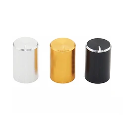 5Pcs Potentiometer Knob Aluminum Alloy Knob Potentiometer Cap Electronic Appliance Switch Cap Amplifier Volume Knob Cap 10×15mm
