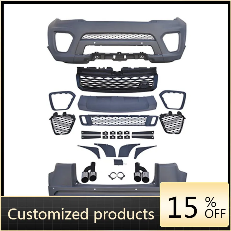 

Deren High Quality2010-2015 Suitable for Land Rover Evoque 2017 Front and Rear Bumper SVR Body Kit