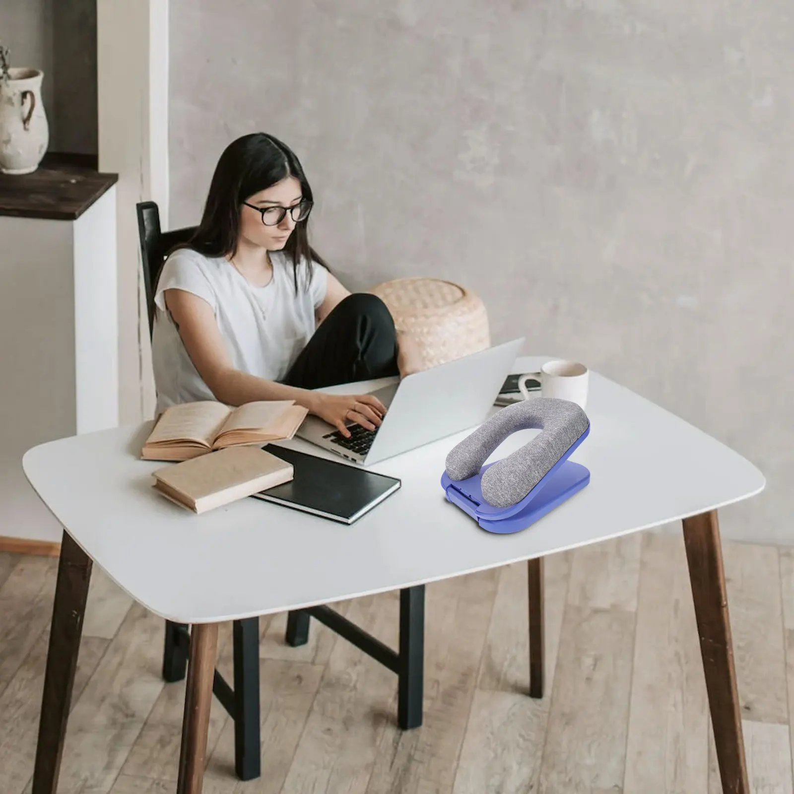 

1Pcs Nap Pillow Comfortable Folding Office Sleeping Pillow for Children Adults Breathable Removable Student Desk Rest Support