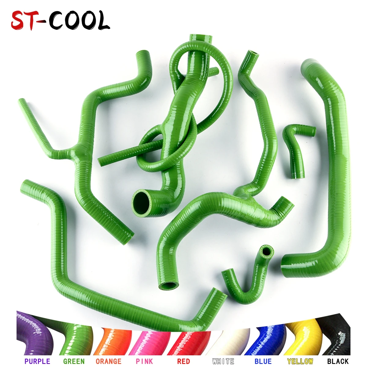 For VW Volkswagen Golf 3 VR6 Mk3 Jetta Vento A3 For LHD 1994-1998 1995 1996 1997 Radiator Cooling Hoses Kit Silicone Tubes 7Pcs