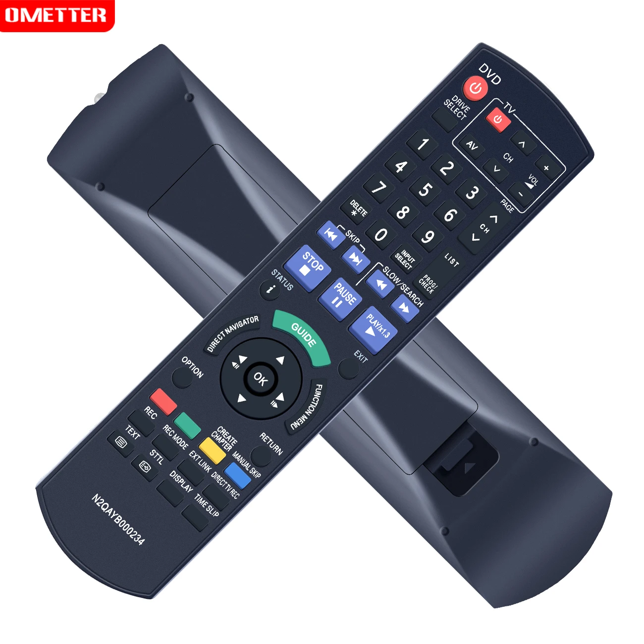 N2QAYB000234 Remote Control Replace for Panasonic DVD Recorder DMR-EX81S DMR-EX71S DMR-EX71 DMR-EX71SEGS DMR-EX71SEGK