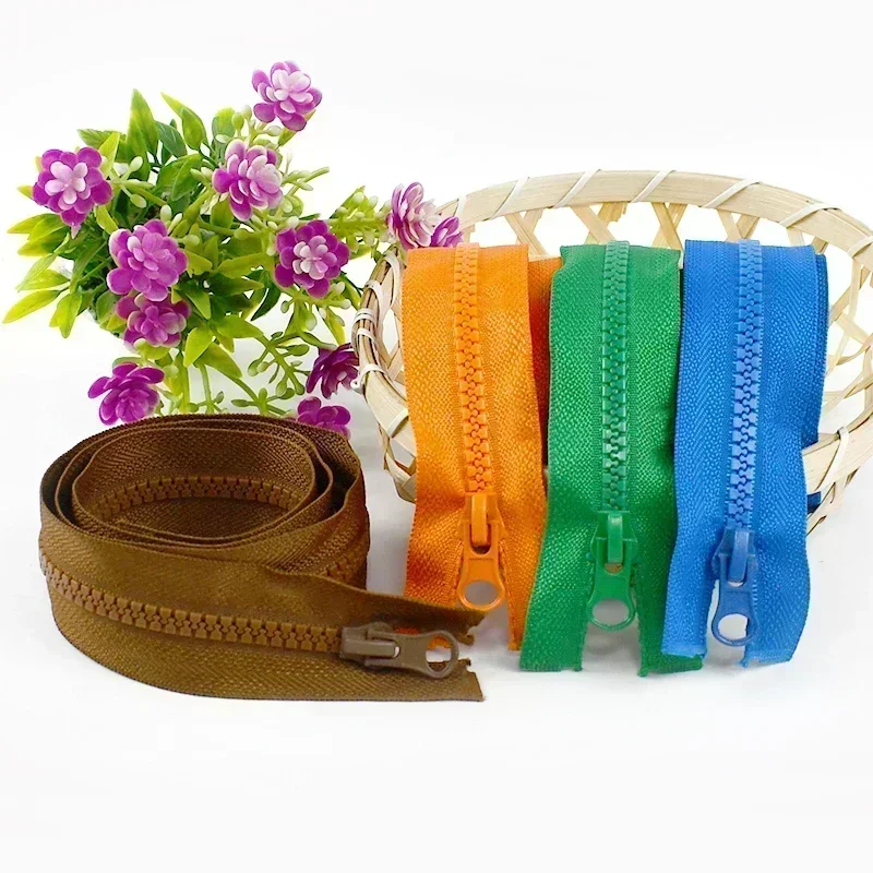 ميتي 5 قطع 5 # الراتنج سستة 40-120 سنتيمتر المفتوحة نهاية السيارات قفل البريدي لخياطة الملابس DIY بها بنفسك حقيبة معطف السوستة استبدال الملحقات #6