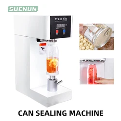 Automatic milk tea shop beverage sealing machine  can seamer machine  aluminum beer can sealing machine cola sealing machine